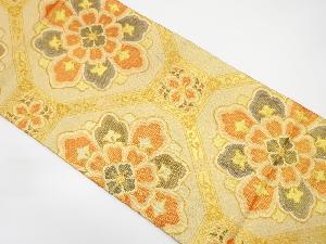 佐賀錦　花蜀江文織り出し袋帯